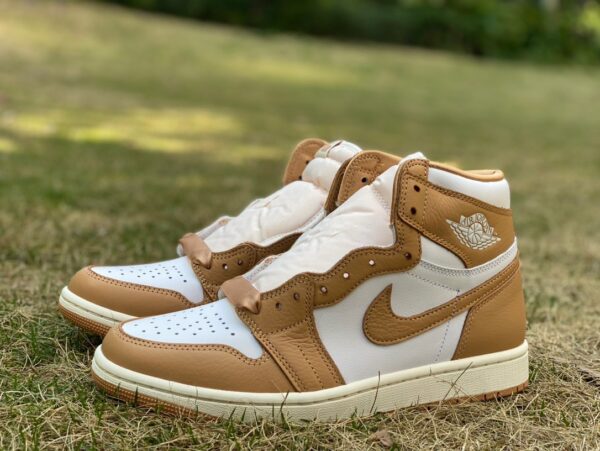 White Brown Air Jordan Retro Basketball