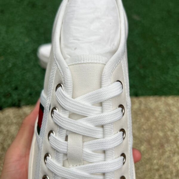 GUCCI Canvas Shoes Off-White - Image 8