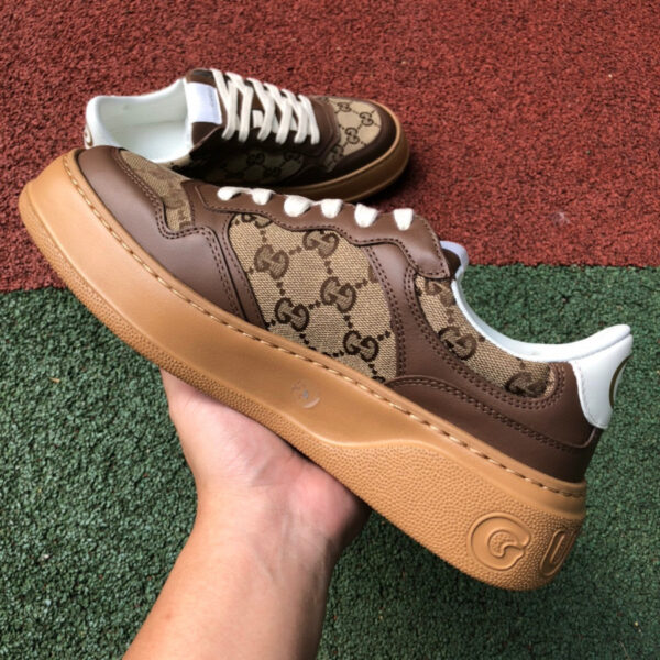Gucci thick-soled  Gray And Light Brown - Image 10