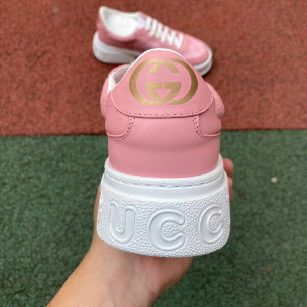 Gucci Thick-Soled Pink and White - Image 9