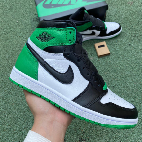 Black And White Green Air Jordan - Image 18