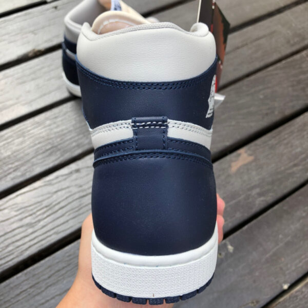 Georgetown White Blue Gray Air Jordan - Image 10