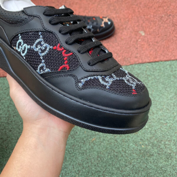 Gucci Thick-Soled Black Embroidered - Image 10