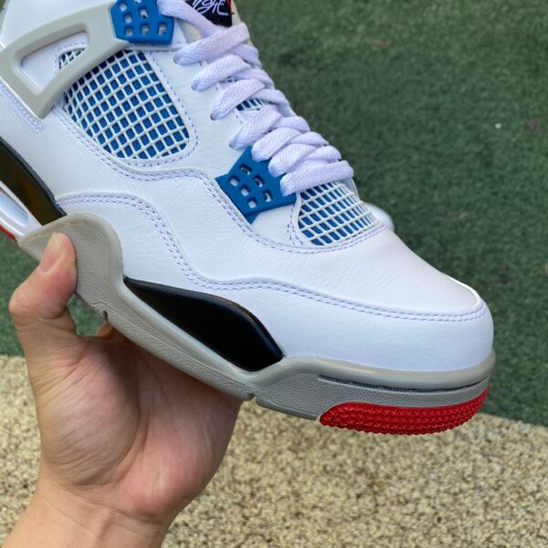 AJ4 Yuanyang⚡️produced by ljr💥 What The AJ4 red and blue Yuanyang basketball shoes CI1184-146 - Image 2
