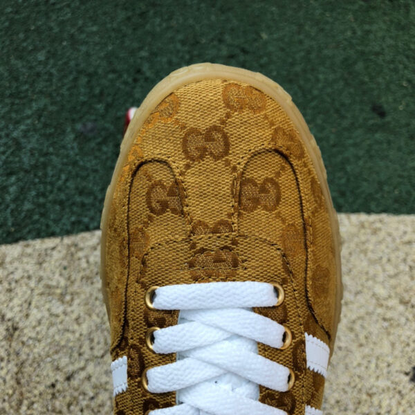 Gucci Co-Branded Adidas White Brown - Image 9