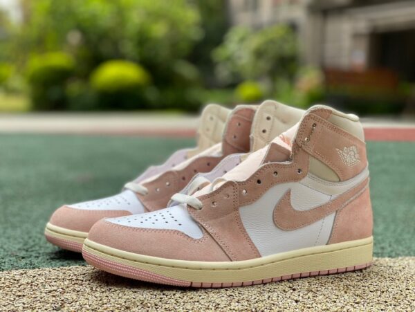 Washed White Pink Air Jordan