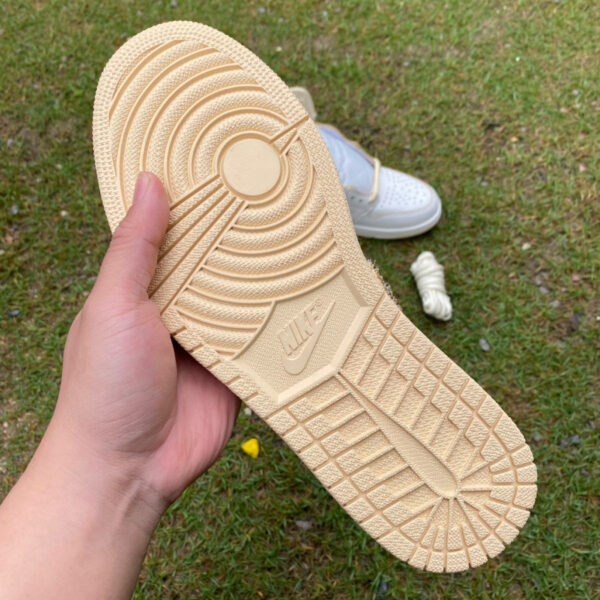 White Champagne Air Jordan - Image 11