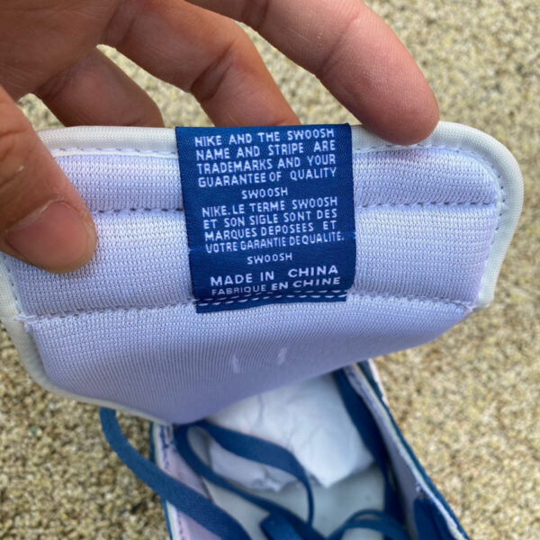 White Gray Blue Air Jordan - Image 11