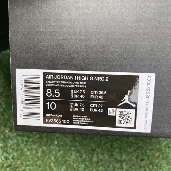 White Pink Blue Air Jordan "Pebble Beach" - Image 6