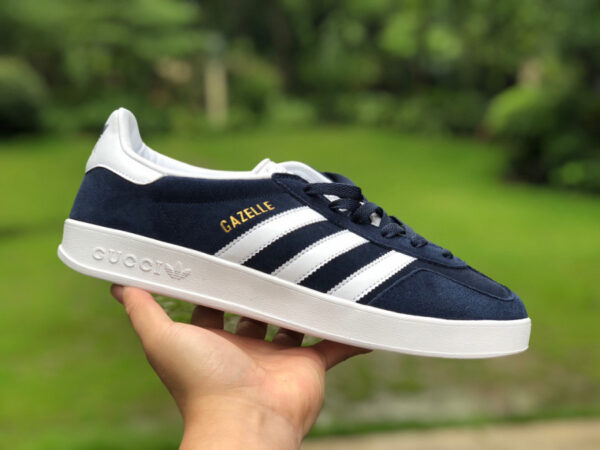 Gucci Co-Branded with Adidas White Sapphire Blue - Image 7