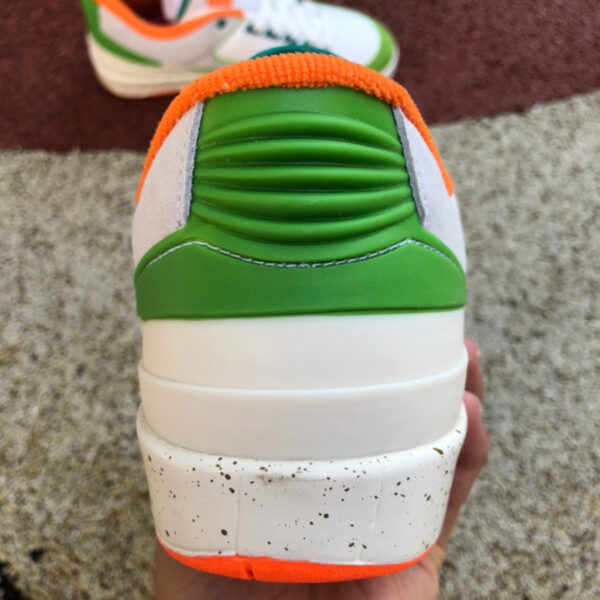 White Green Orange Titan x Air Jordan - Image 10