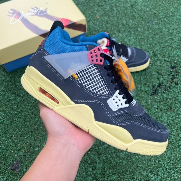 AJ4un Knight Black Blue Cut x UNION Knight Black Blue South Coast DC9533-001 - Image 8