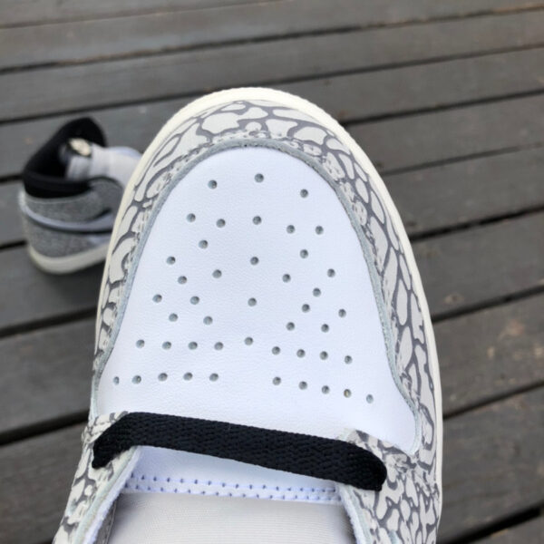 White Cement Burst Pattern Air Jordan - Image 8
