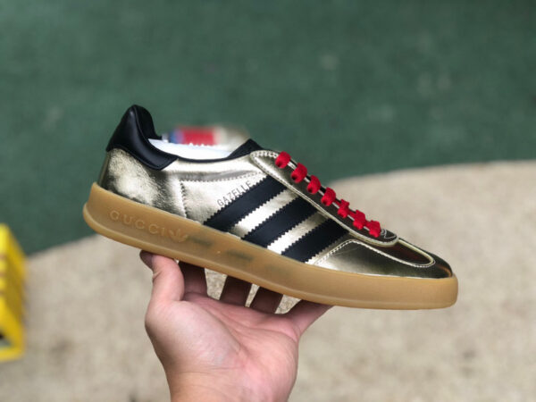 Gucci Co-Branded Adidas Gold Black And Red - Image 8