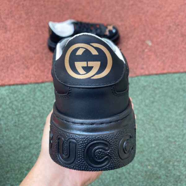 Gucci Thick-Soled Black Embroidered - Image 4