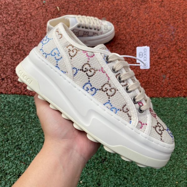Gucci 1977 Beige Rainbow With Diamonds - Image 5