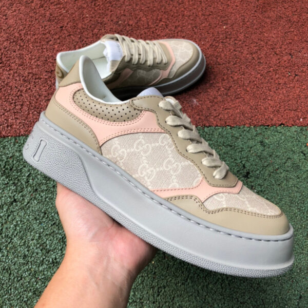 Gucci thick-soled  Gray And Light Brown - Image 9