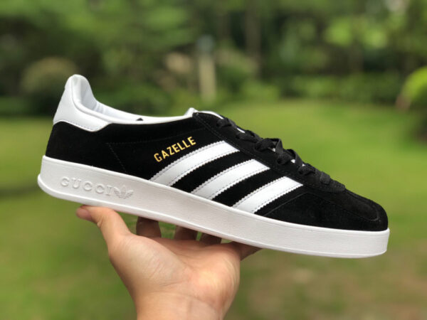 Gucci Co-Branded With Adidas Black And White - Image 9