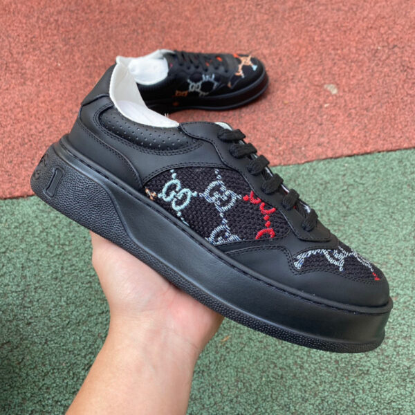 Gucci Thick-Soled Black Embroidered - Image 9