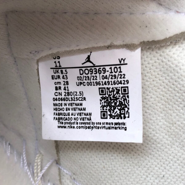 White Orange  Starfish Air Jordan - Image 8