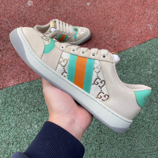 Gucci Low Top Gray Green - Image 10