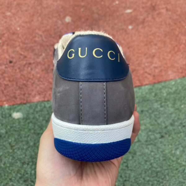 Gucci Low Top Gray Blue Red - Image 8