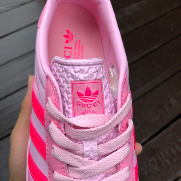 Gucci Co-Branded Adidas Pink - Image 8