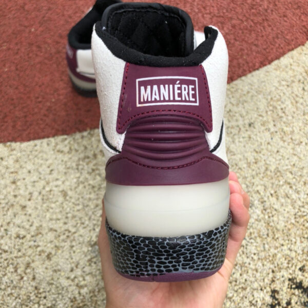 Snake Print Burgundy Maniere x Air Jordan - Image 6