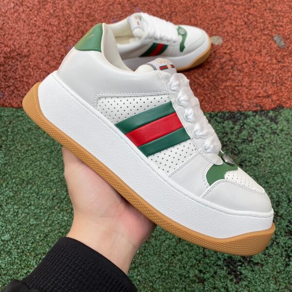 Gucci Hollow Thick Sole chubby Green - Image 7