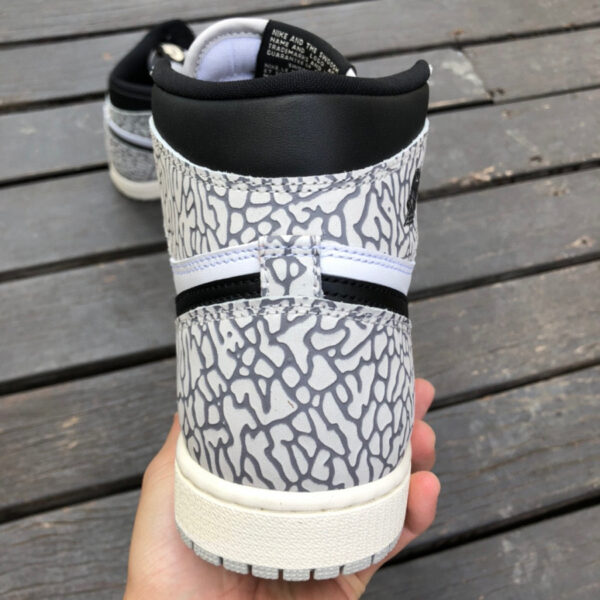 White Cement Burst Pattern Air Jordan - Image 9
