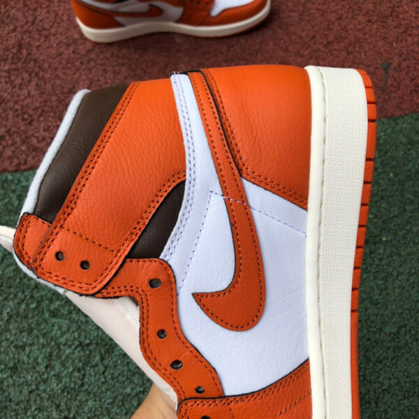 White Orange  Starfish Air Jordan - Image 12