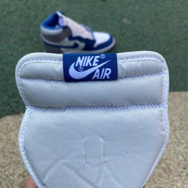 White Gray Blue Air Jordan - Image 10