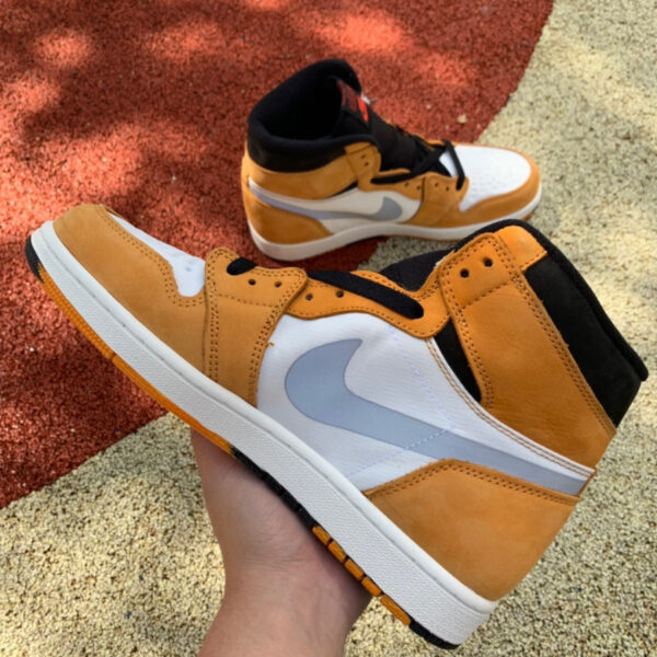 Wheat Black And White Yellow Air Jordan - Image 6