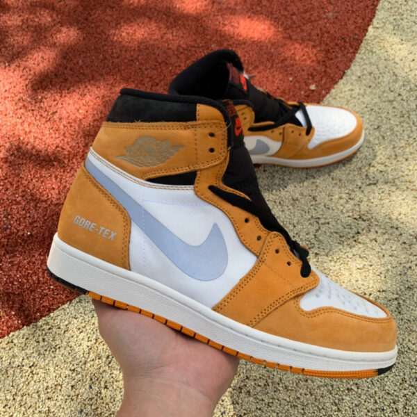 Wheat Black And White Yellow Air Jordan - Image 10