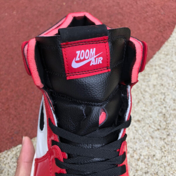 Black And White Red Air Jordan - Image 9