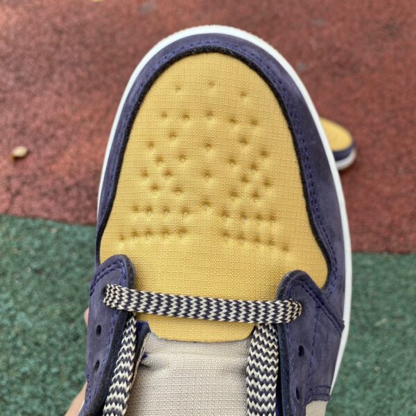 Blue And Yellow TEX Air Jordan - Image 6