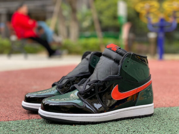 Miami Black Green Orange Air Jordan