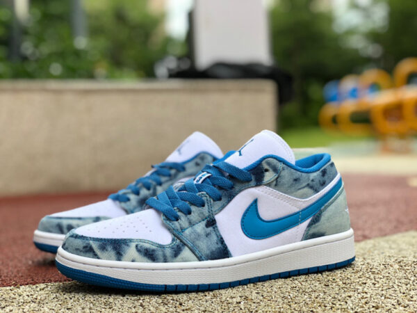 Washed Blue Low Air Jordan