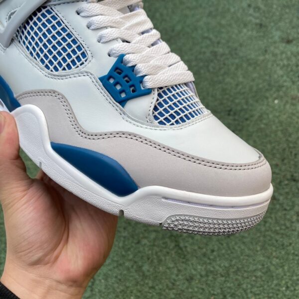 AJ4 white blue "Military Blue" 2024 white blue FV - Image 2