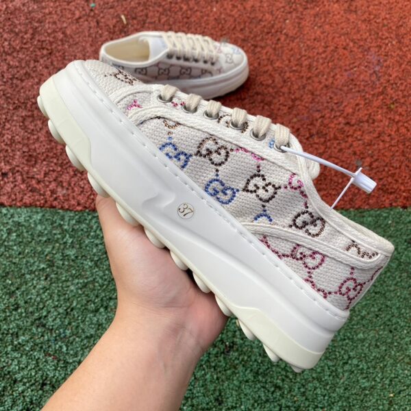 Gucci 1977 Beige Rainbow With Diamonds - Image 8