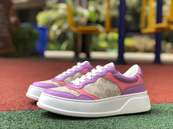 Gucci Thick-Soled Pink And Purple