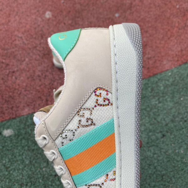 Gucci Low Top Gray Green - Image 9