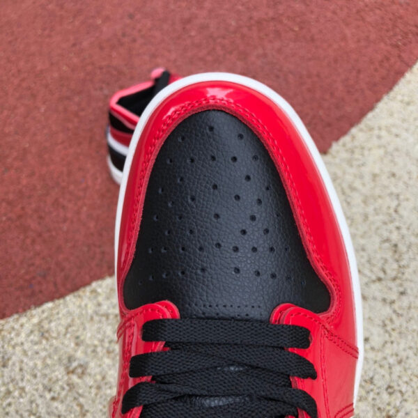 Black And White Red Air Jordan - Image 10