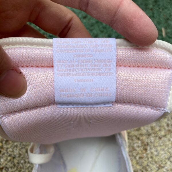 Washed White Pink Air Jordan - Image 18