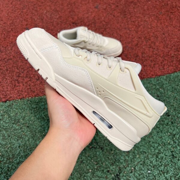 AJ4 low-top off-white RM beige basketball shoes FQ7940-200 - Image 7