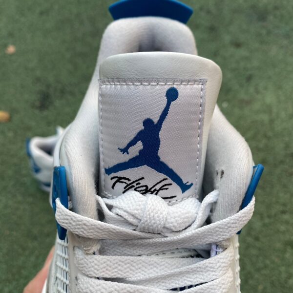 AJ4 white blue "Military Blue" 2024 white blue FV - Image 7