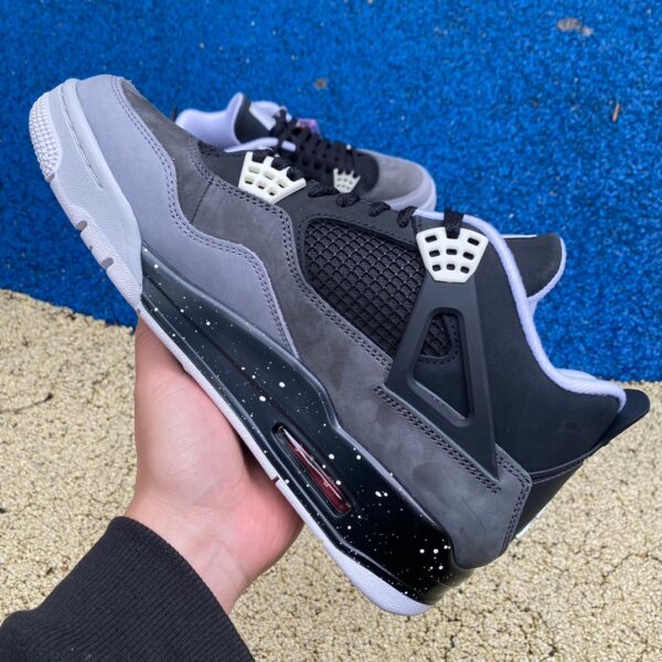 AJ4 fear Oreo black gray 626969-030 - Image 14
