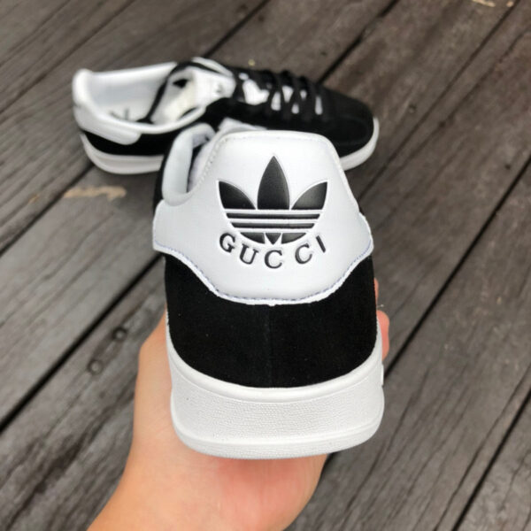 Gucci Co-Branded With Adidas Black And White - Image 3