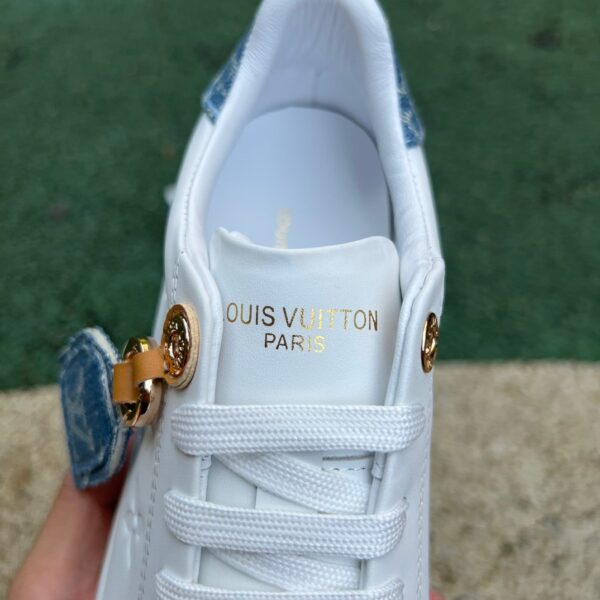 LOUIS VUITTON Time Out Cowhide White Blue - Image 6