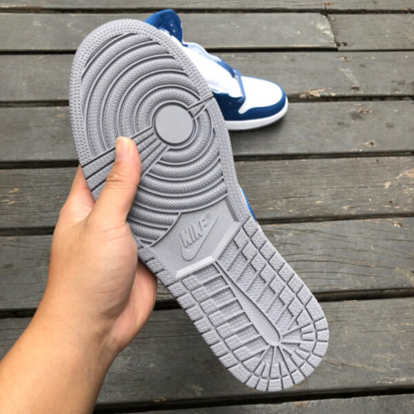 Gray Blue Air Jordan - Image 8
